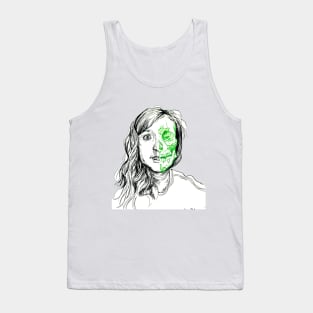 Half Dead (a self portrait) Tank Top